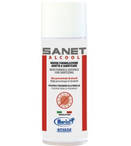 IGIENIZZANTE SPRAY A BASE ALCOLICA SANET ALCOOL 400 ml