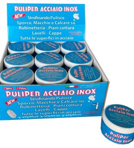 PULIPER ACCIAIO 18 barattoli