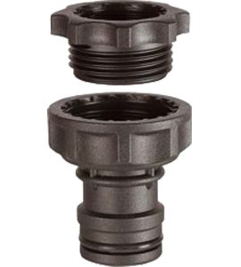 PRESA A SCATTO RACCORDO PORTAGOMMA A RUBINETTI FILETTATI 3/4" - 1"