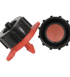 GOCCIOLATORE AUTOCOMPENSANTE A TAMBURO ISPEZIONABILE 8 lt/h - rosso