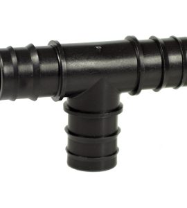 TEE PORTAGOMMA TUBI IN PE Ø32x32x32 mm