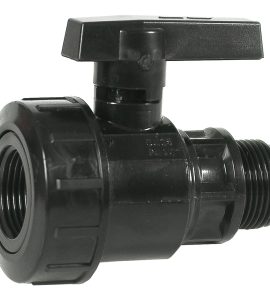 VALVOLA A SFERA IN PVC MONOGHIERA MF 2" M x 2" F