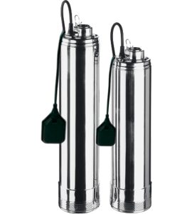 ELETTROPOMPA SOMMERSA MONOBLOCCO 5" INOX IDROGO CON GALLEGGIANTE M80/15A HP 1