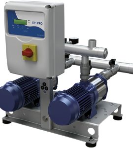 GRUPPO DI PRESSURIZZAZIONE DOMESTICA A DUE ELETTROPOMPE 2GP-COMPACT B/15M 304M