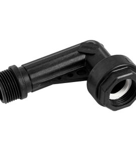 RACCORDO CURVO IN PLASTICA M/F CON BOCCHETTONE PER PRESSCONTROL 1"