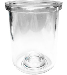 BICCHIERE DI RICAMBIO PER CONTENITORE FILTRO MEDIO 5" Con O-ring