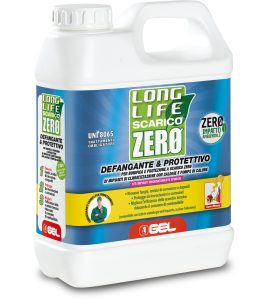 DEFANGATORE E PROTETTIVO PER IMPIANTI TERMICI "LONG LIFE SCARICO ZERO" Tanica 1 lt.