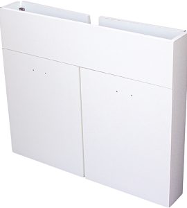 MOBILE SOTTOLAVELLO BIANCO PER LAVELLO INOX PIEGHEVOLE 120x50 cm - 3 ante