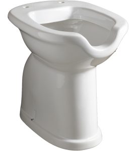 VASO PER DISABILE APERTO H.50 Scarico a terra