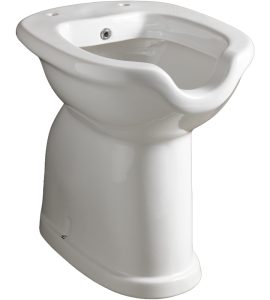 VASO-BIDET PER DISABILE APERTO H.50 Scarico a Parete