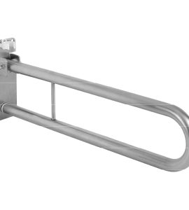 BARRA DI SOSTEGNO RIBALTABILE IN ACCIAIO INOX SATINATO 80 cm