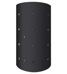 PUFFER ACCUMULATORI TERMICI SENZA FLANGIA Lt 1000