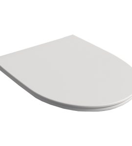 SEDILE WC "OPEN" SLIM BIANCO OPACO Chiusura Rallentata