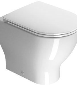 VASO FILO PARETE "VELA" RIMFREE Scarico Universale