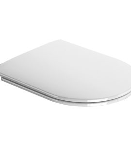 SEDILE TERMOINDURENTE "VELA / LINEA" SLIM Bianco - Chiusura Rallentata
