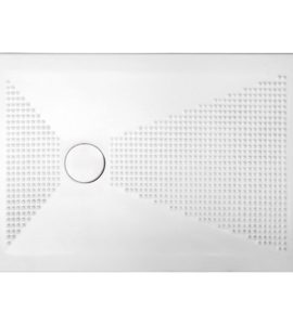 PIATTO DOCCIA IN CERAMICA "UP" H.3 BIANCO LUCIDO 80 x 140 cm