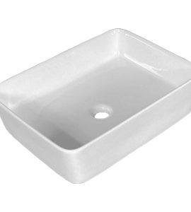 LAVABO DA APPOGGIO "ZETA" RETTANGOLARE 50x38 cm
