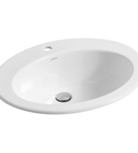 LAVABO DA INCASSO SOPRAPIANO "DECOR 56" CPR 56 x 48 cm