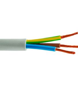 CAVO ELETTRICO TRIPOLARE BIANCO Sezione 3 x 1.5