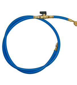 TUBO FLESSIBILE SINGOLO CON RUBINETTO MOD.B 5/6"F - 1/4"F x R410