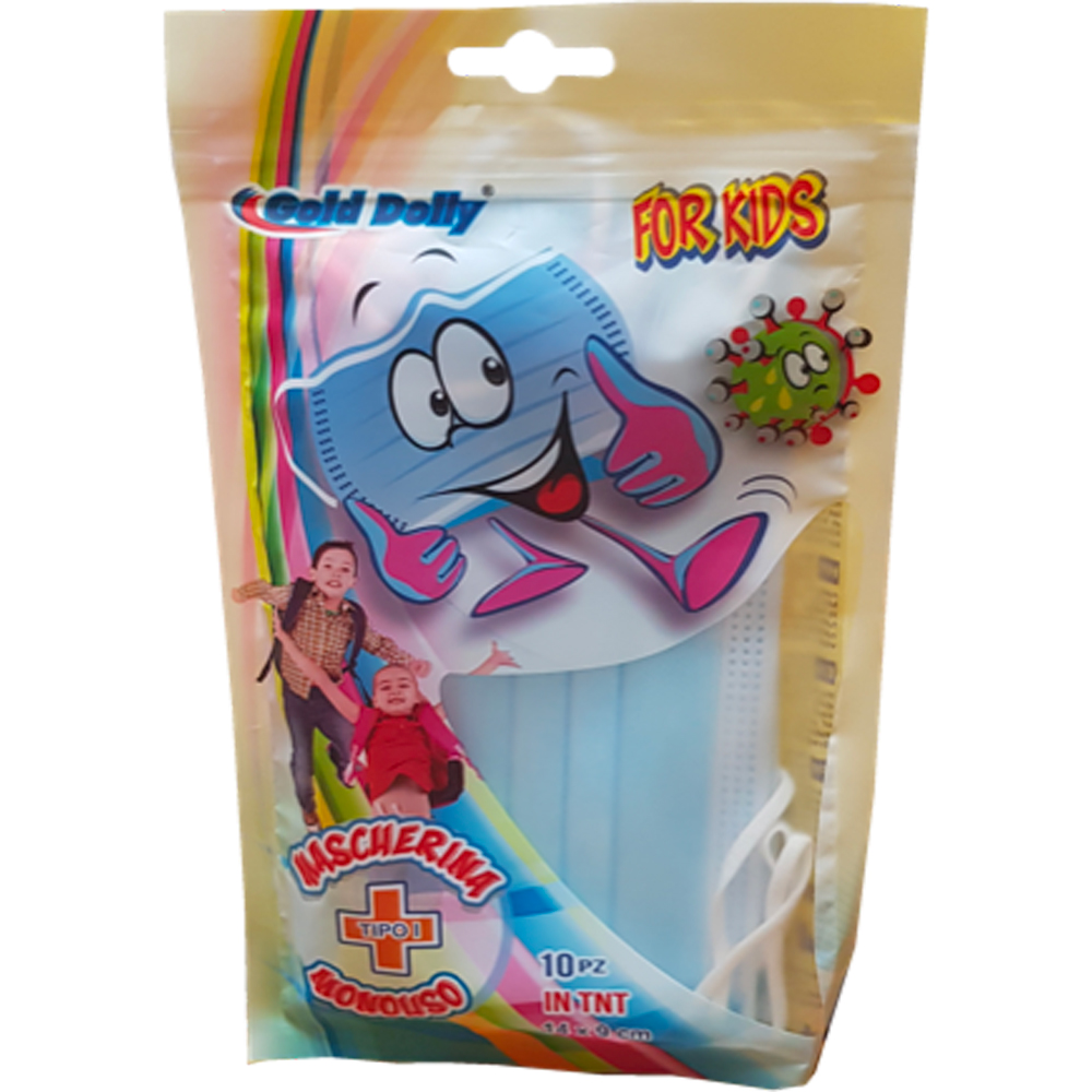 - MASCHERINA CHIRURGICA PER BAMBINI "TIPO I" APPENDIBILE Tnt - monouso