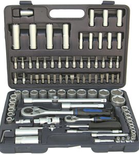 KIT CHIAVI A BUSSOLA IN VALIGETTA 108 pezzi - 1/4"-1/2"