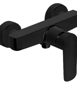 MISCELATORE DOCCIA ESTERNO "NOVE" Nero Opaco