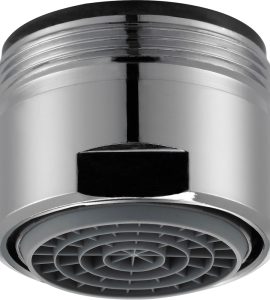 AEREATORE CON GUSCIO IN OTTONE CROMATO CASCADE SLC M M28x1" -30 l/min