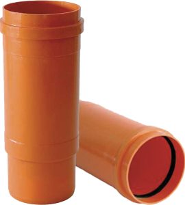 GIUNTO DI DILATAZIONE CON GUARNIZIONE A LABBRO IN PVC ARANCIO Ø125 mm