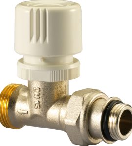 VALVOLA TERMOSTATIZZABILE DIRITTA CON ATTACCO MASCHIO "SERIE STANDARD" IVAR EUROK x 1/2" M O-ring