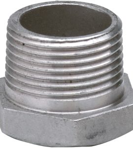 RIDUZIONE MASCHIO/FEMMINA IN ACCIAIO INOX 1"1/2 M x 1"1/4 F