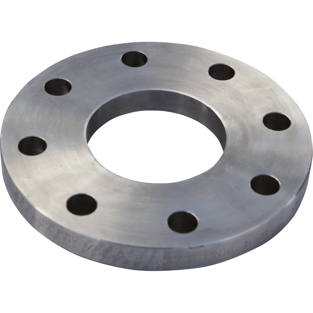 - FLANGIA PIANA PN6 IN ACCIAIO AL CARBONIO A SALDARE 5" DN125 a 8 Fori Ø18