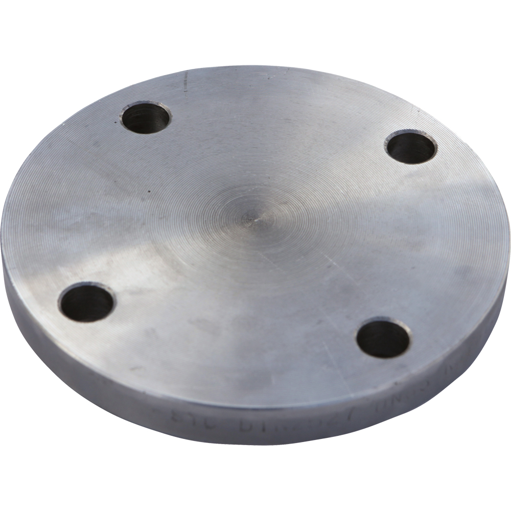 - FLANGIA CIECA IN ACCIAIO AL CARBONIO A SALDARE 5" DN125 a 8 Fori - PN16
