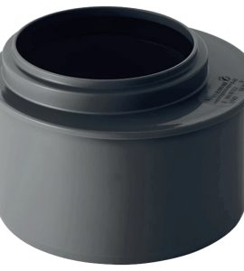 RIDUZIONE ECCENTRICA A TAMPONE A INNESTO IN PP-HTs GEBERIT Ø110x50 mm