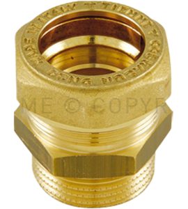 RACCORDO DIRITTO MASCHIO AD INNESTO PER IMPIANTI SOLARI TERMICI TM DN25 x 1"1/4