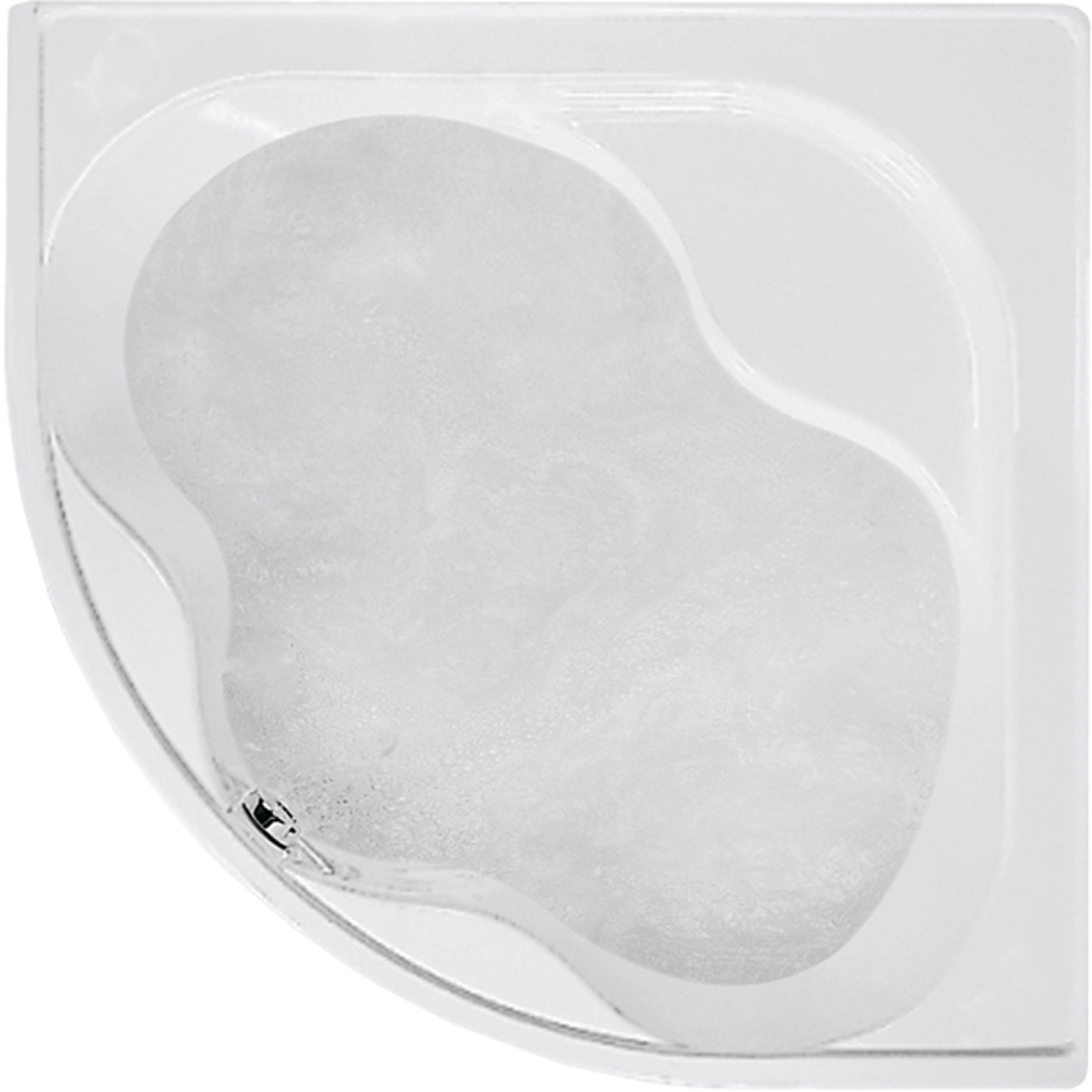 VASCA ANGOLARE GEA SOLO GUSCIO 140x140 cm