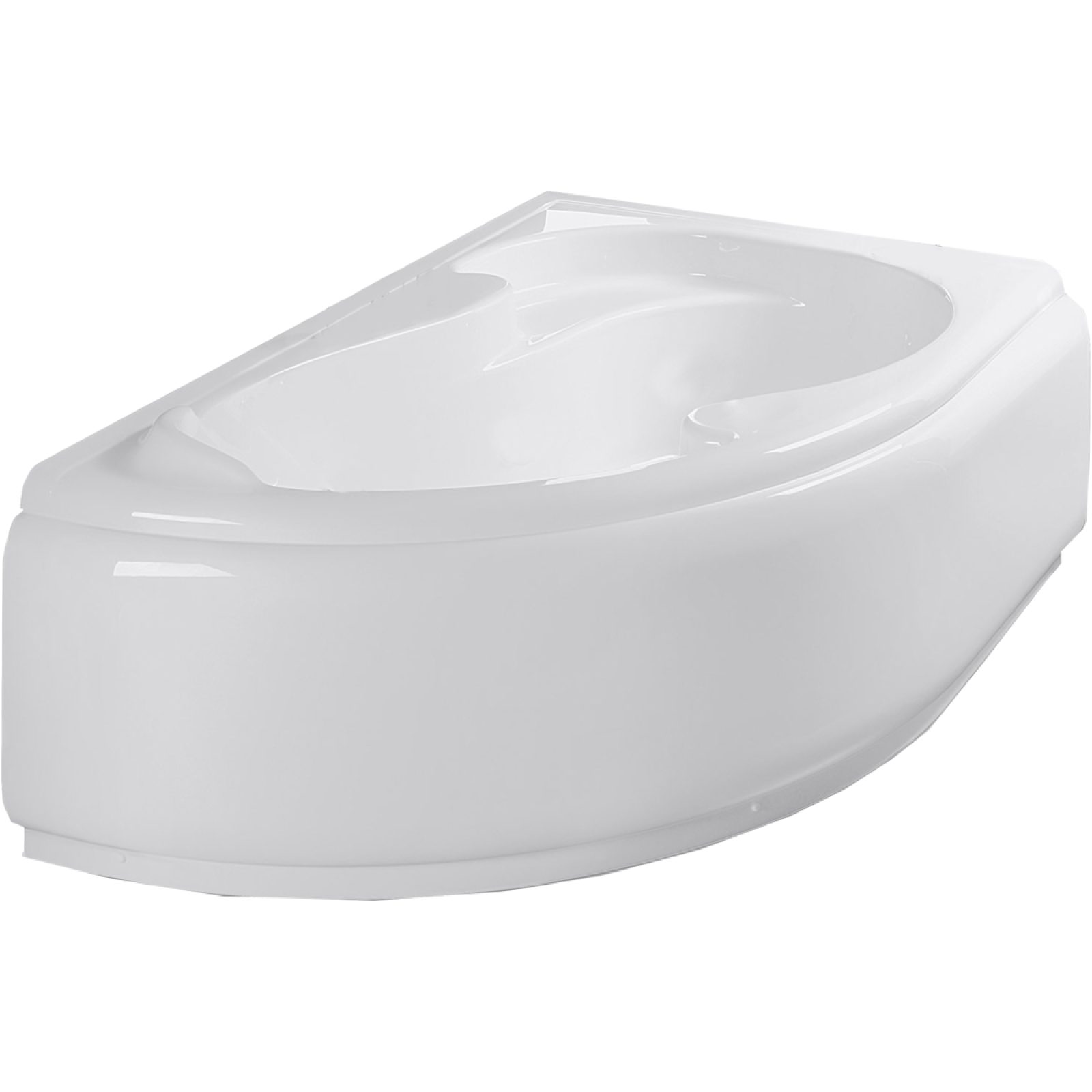 VASCA ASIMMETRICA GEA CON TELAIO E PANNELLI 150x100 cm - SX