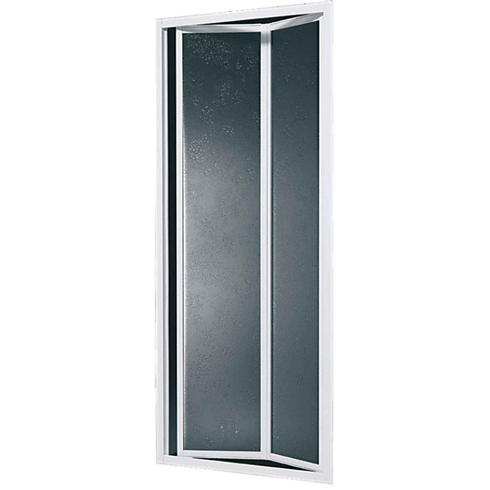PORTA DOCCIA A SOFFIETTO "SMERALDA" BOLLICINE ACRILICO 98-103 - Ap. 88 cm