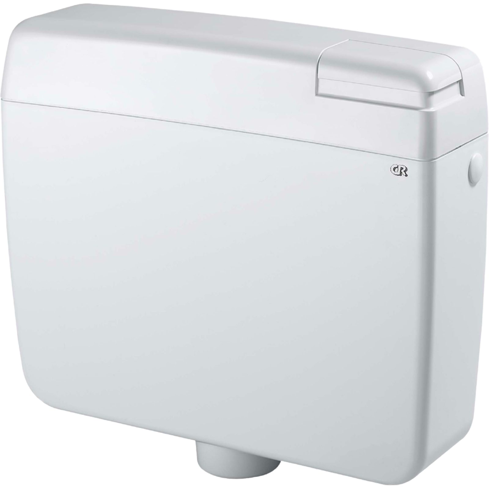 CASSETTA DI SCARICO A ZAINO "SMART" MONOTASTO Bianca