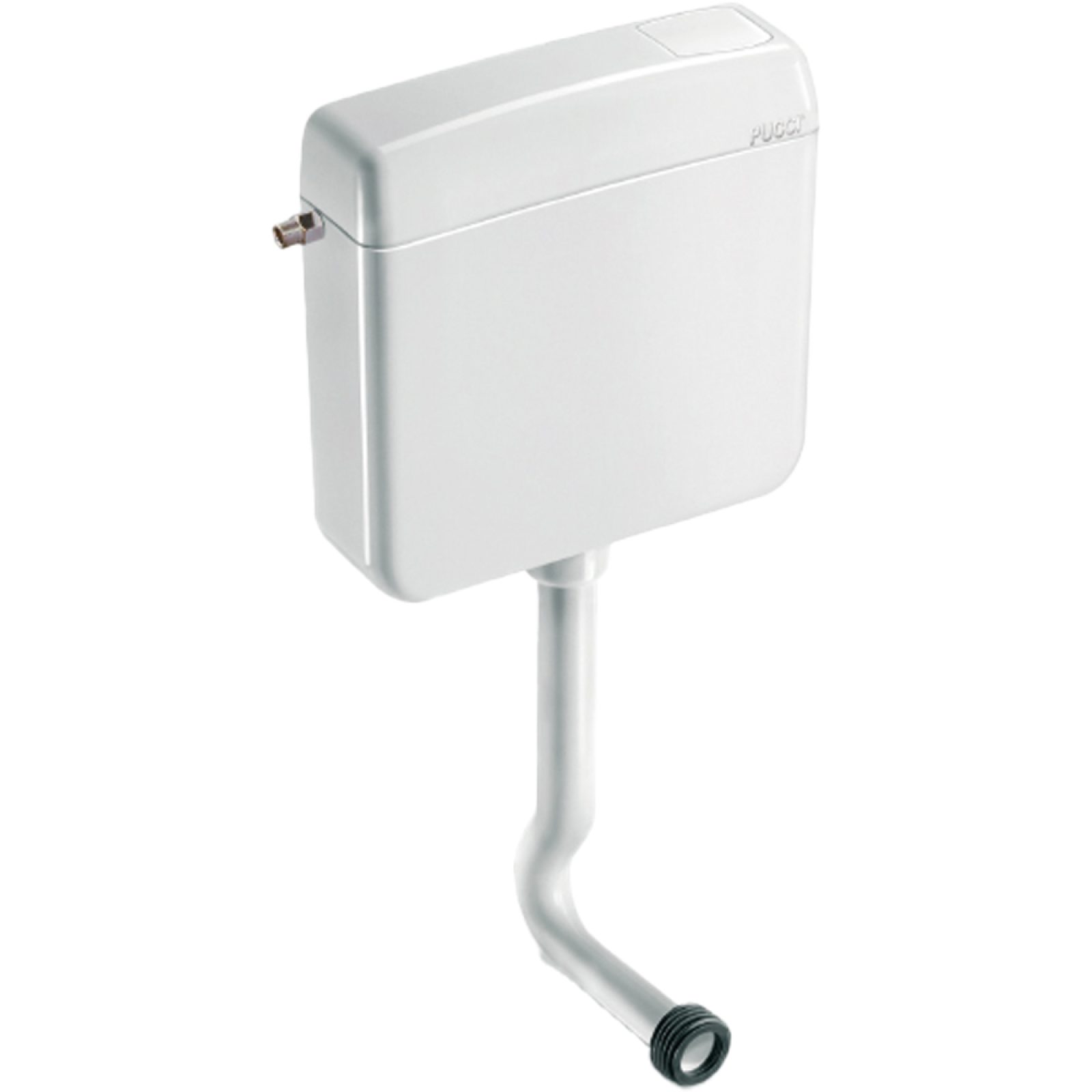 CASSETTA DI SCARICO A ZAINO "VIVA" SINGOLO SCARICO Bianca