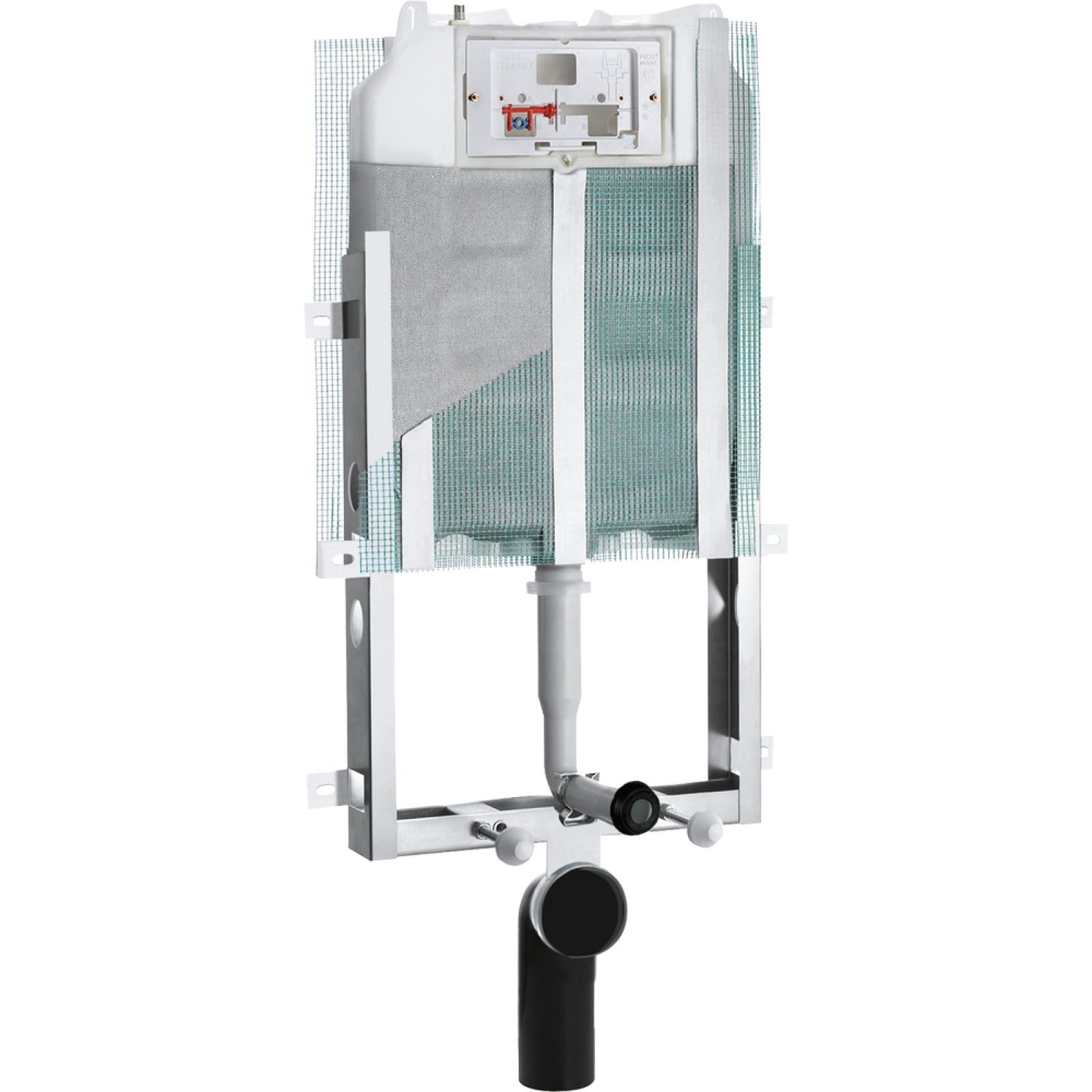 CASSETTA DI SCARICO AD INCASSO "SARA RAPIDO" Singolo Scarico