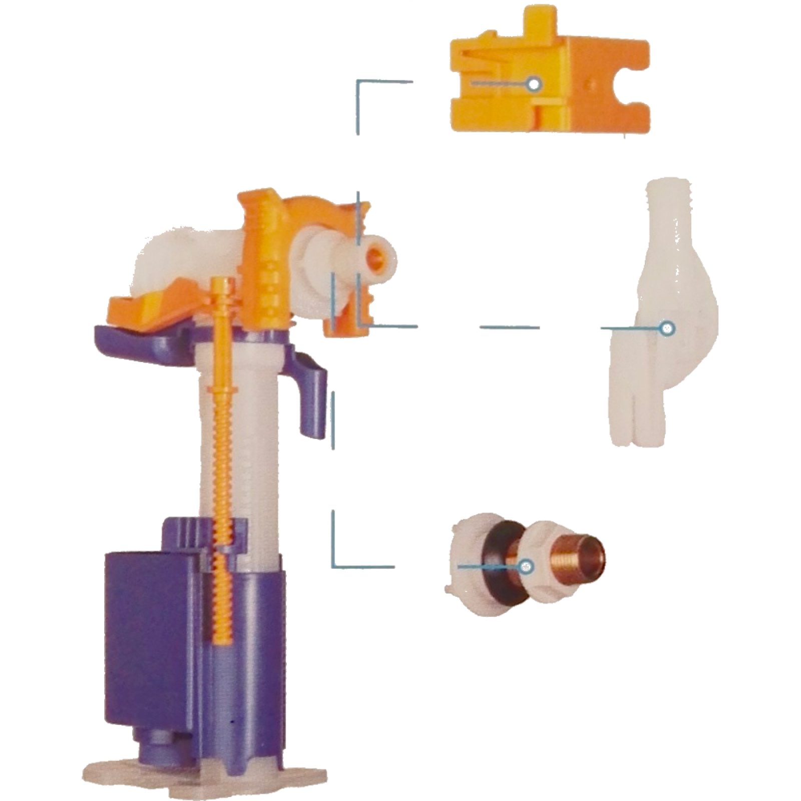 RUBINETTO GALLEGGIANTE UNIVERSALE "UNIC" 3/8"