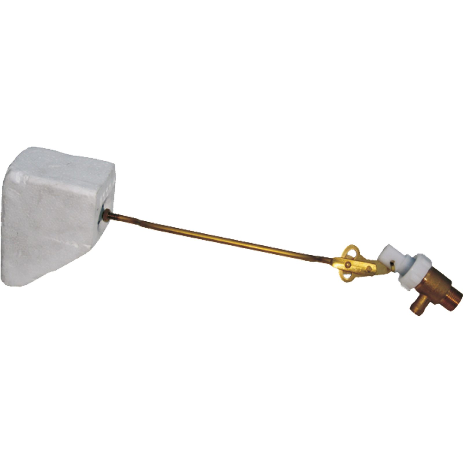 RUBINETTO GALLEGGIANTE CON ATTACCO LATERALE PER CASSETTA INCASSO RAME Completo