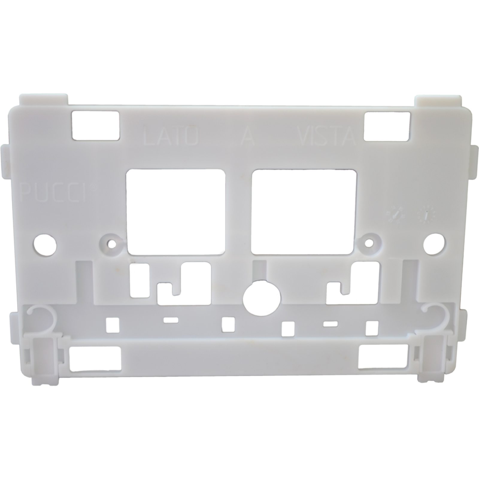 TELAIO PORTAPLACCA CON VITI M5 PER CASSETTA "SARA" E "ECO" Prod. 2011-2013