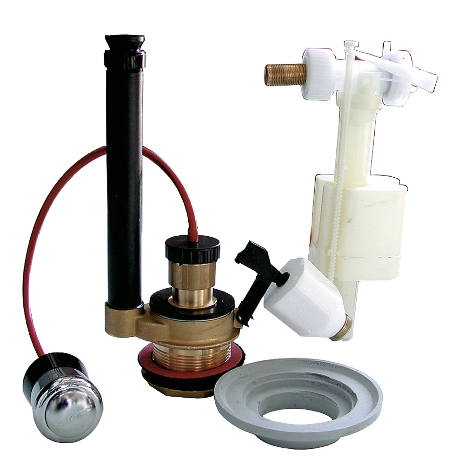 MECCANISMO DI SCARICO CON PULSANTE