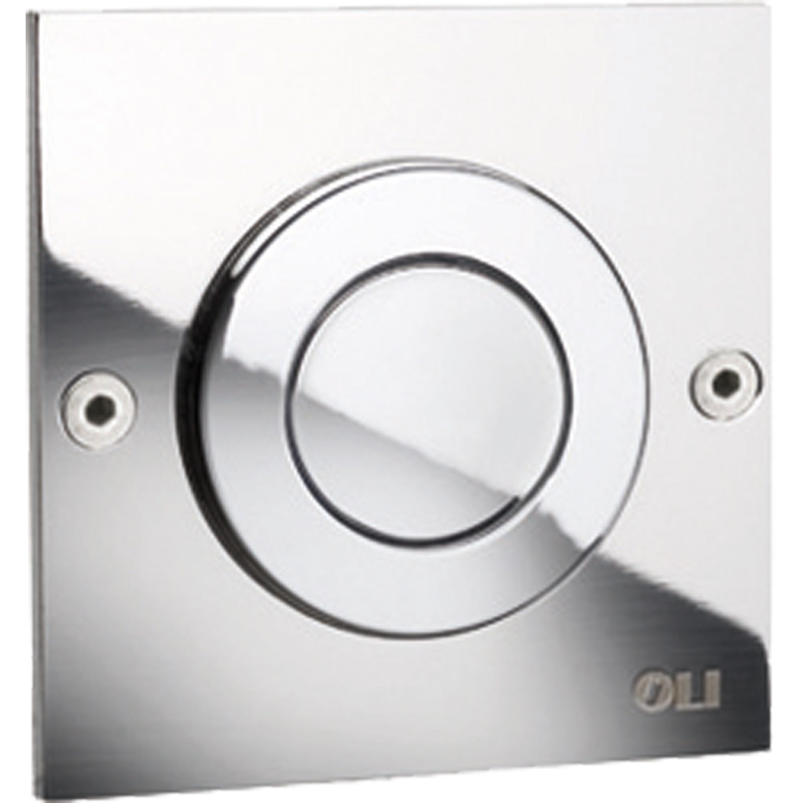 COMANDO PNEUMATICO A PARETE "MONOTREND" VERSIONE INCASSO Inox Lucido