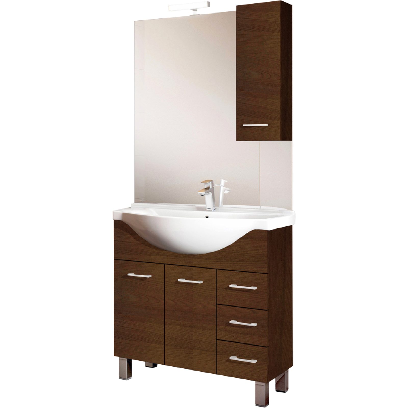 MOBILE DA BAGNO GAIA 85 Specchiera con Pensile 81 cm