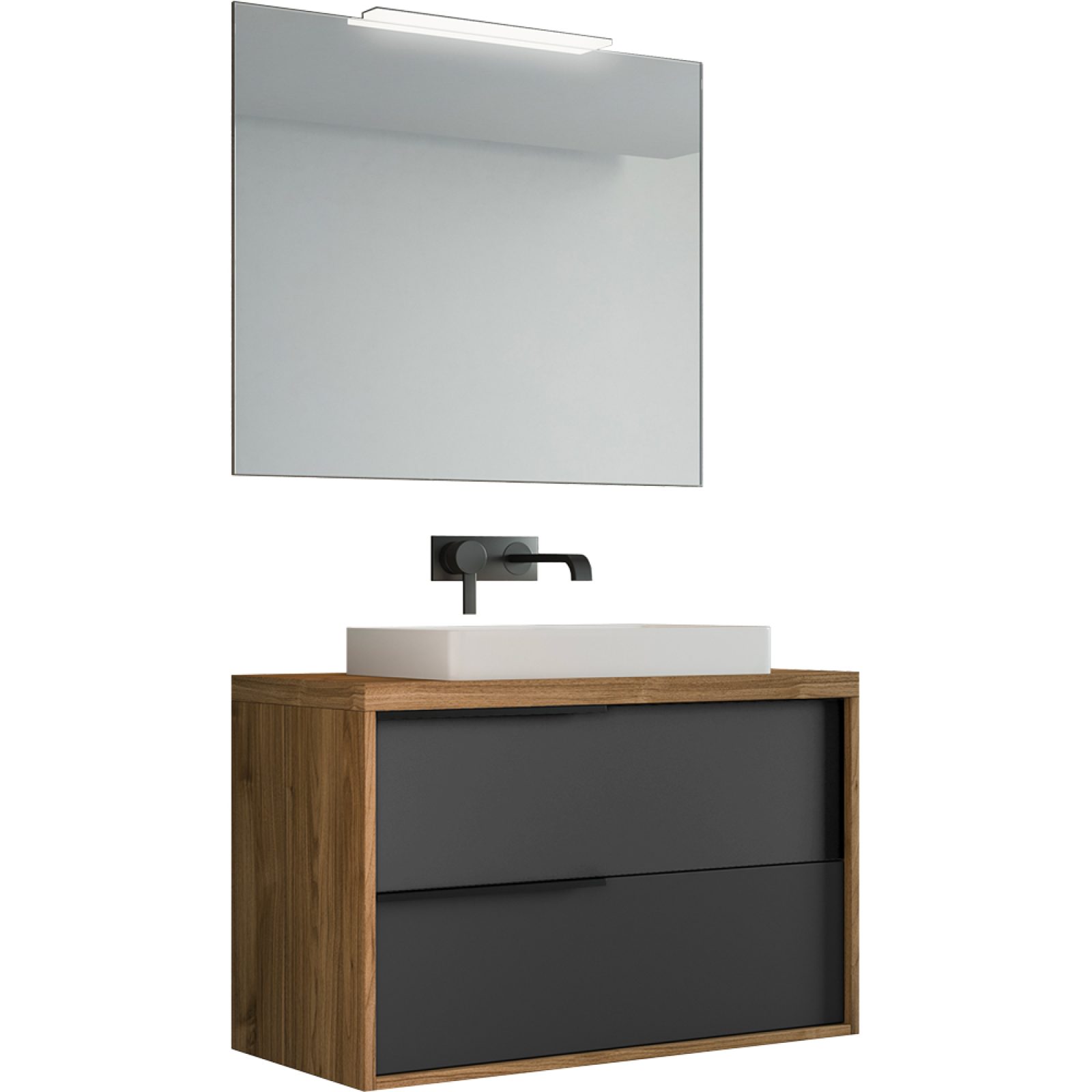 MOBILE DA BAGNO "ISIDE 80" Lampada Led