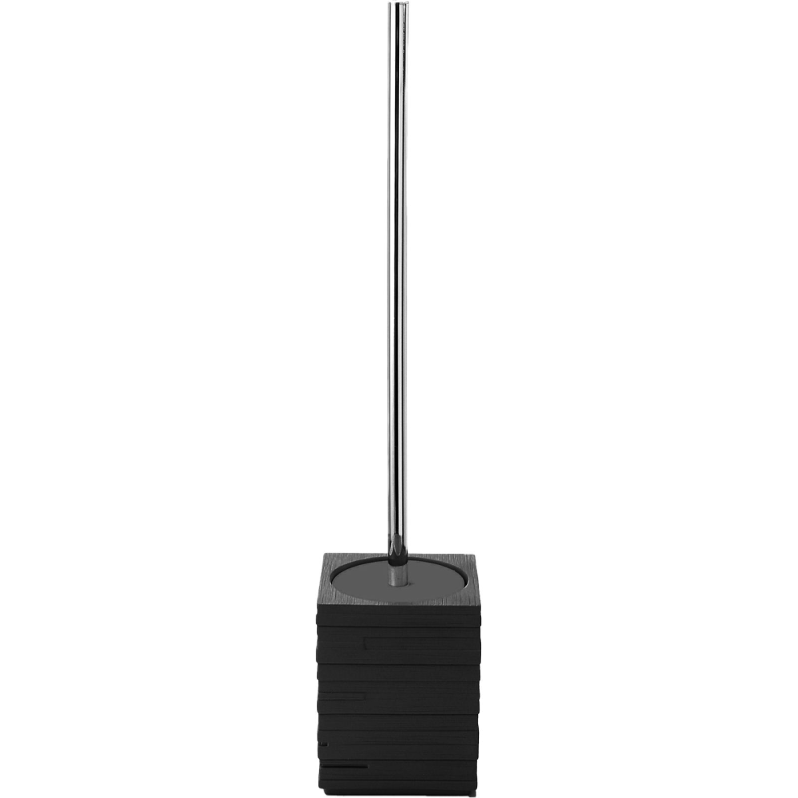 SCOPINO WC DA APPOGGIO QUADROTTO Nero