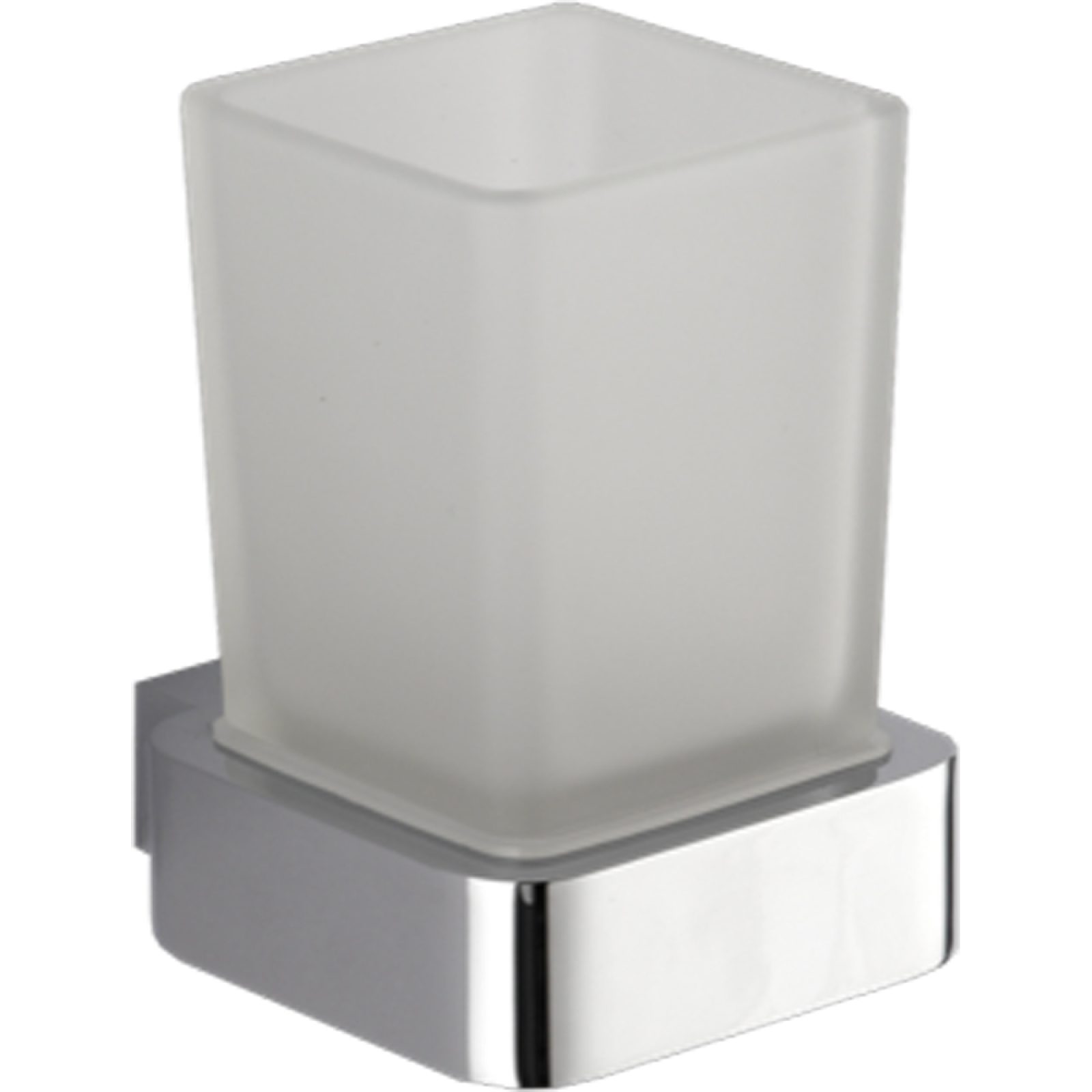 PORTASPAZZOLINI MARY Cromo/Vetro